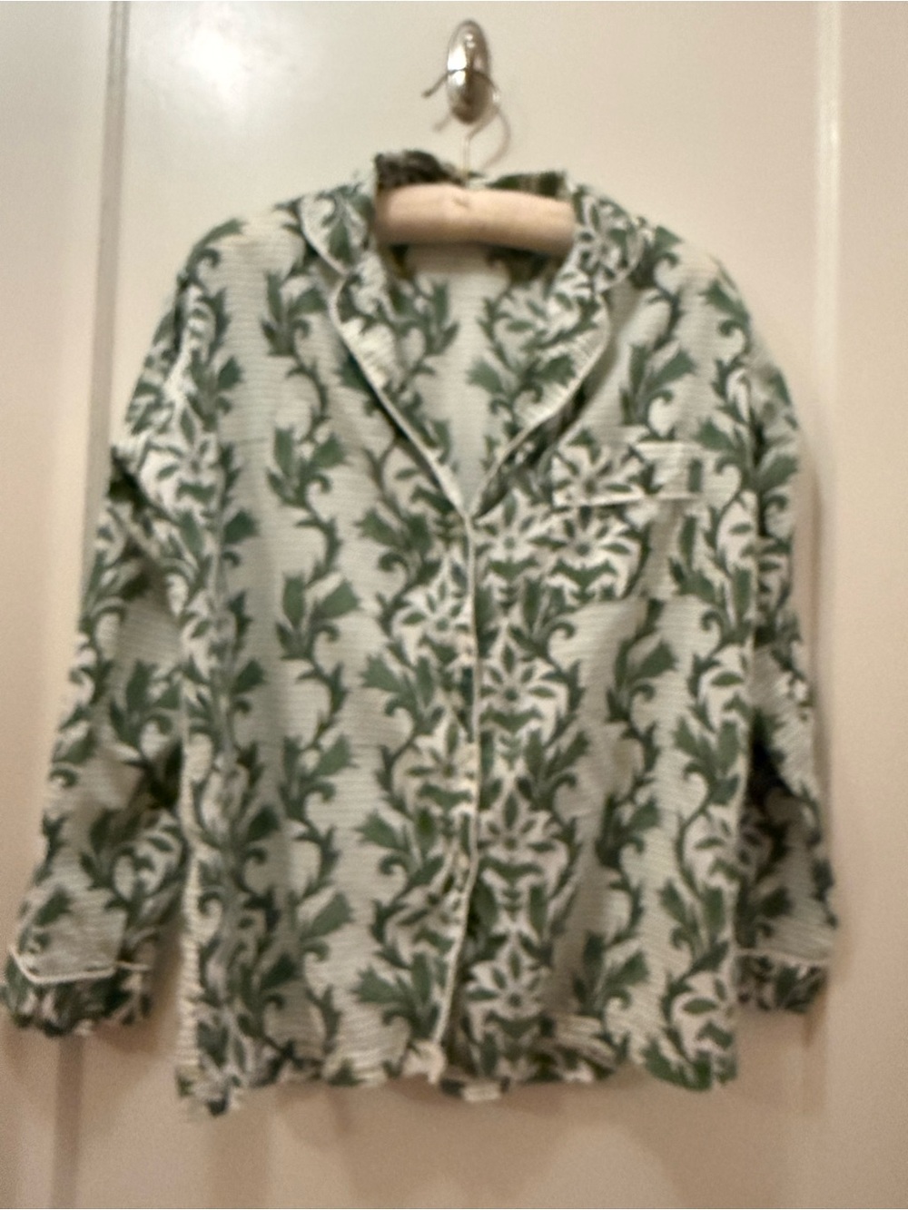 Julia Amory Cotton Pajama Shirt